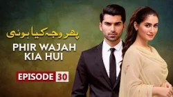 Phir Wajah Kya Hui Episode 30 | Faria Sheikh , Rizwan Ali Jaffri, Alyy Khan | Latest Pakistani Drama
