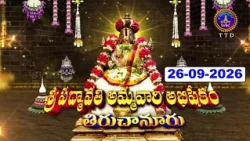 Sri Padmavathi Ammavari Pavitrotsavalu-Ahishekam || Tiruchanoor || 26-09-2026 || SVBC TTD