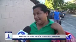 #Teleprensa33 | Piden mejor señalización en algunas avenidas