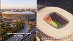 Roma Stadium, Gualtieri: "A historic day for the city. Work will begin soon."