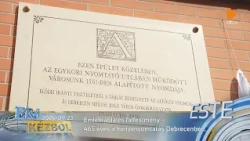 Emléktábla és falfestmény – 465 éves a könyvnyomtatás Debrecenben.