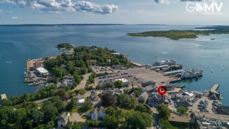 Woods Hole Harbor and MV Ferry