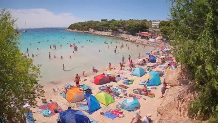 Slanica Beach in Murter, Croatia